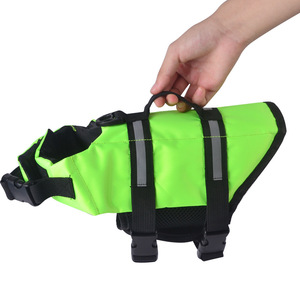 Dog Life Jacket Orange Reflective Strips Buoyancy For <b>Small</b> Medium Large Dogs Drifting Outdoor Use - Product Image 3