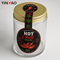Etiquetas Adhesivas Personalizadas con Logotipo, Etiquetas para Salsas con Sello de Seguridad, Etiquetas de Vinilo Impermeables para Frascos y Botellas de Alimentos, Impresión Adhesiva