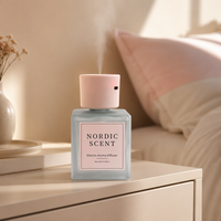 Diffuseur d'arômes électrique Nordic Scent de 200 ml, diffuseur de parfum portable en verre, machine à parfum d'ambiance alimentée par USB avec boîte