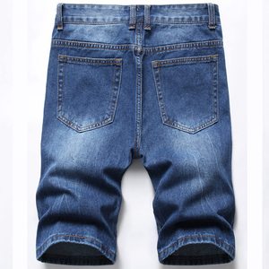 Vente <span class=keywords><strong>en</strong></span> gros Nouveaux shorts <span class=keywords><strong>en</strong></span> <span class=keywords><strong>jean</strong></span> déchirés décontractés pour hommes, coupe slim, tendance, été - Product Image 2