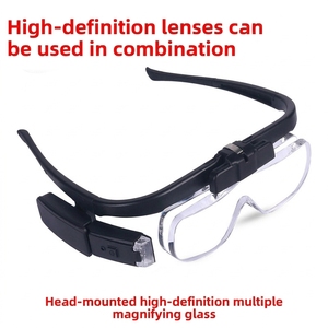 <span class=keywords><strong>Lentes</strong></span> <span class=keywords><strong>de</strong></span> <span class=keywords><strong>Aumento</strong></span> <span class=keywords><strong>de</strong></span> Alta Definición Montables en la Cabeza con Luz LED y <span class=keywords><strong>Lentes</strong></span> Apilables - Product Image 1