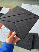 Panneaux acoustiques insonorisants en feutre PET, fibre de polyester, insonorisants pour la décoration intérieure, studio d'enregistrement, bureau