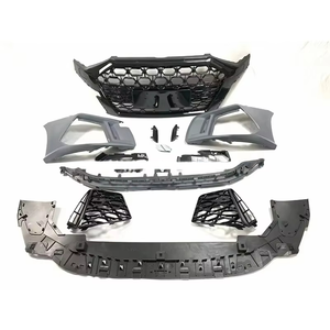 Paraurti Anteriore Stile RS3 di Ricambio Kit Carrozzeria con Griglia a Nido d'Ape per <span class=keywords><strong>Audi</strong></span> <span class=keywords><strong>A3</strong></span> S3 <span class=keywords><strong>8Y</strong></span> 2020-2024 - Product Image 2