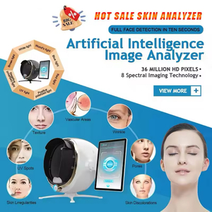 Analizzatore Cutaneo Intelligente AI Multilingue con Fotocamera HD, Specchio Magico per Scansione Completa del <span class=keywords><strong>Viso</strong></span>, Macchina per Analisi della Pelle - Product Image 2