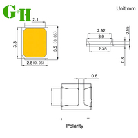 Diodo LED SMD 2835 de Agencia China, Chip de Buena Calidad, 9V 18V 36V 1W 6000K para Bombilla LED