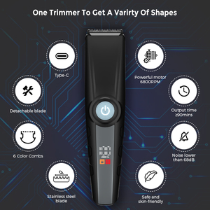 <span class=keywords><strong>Tondeuse</strong></span> à <span class=keywords><strong>barbe</strong></span> transparente rechargeable pour hommes professionnels <span class=keywords><strong>Tondeuse</strong></span> à cheveux portable sans fil pour une utilisation en hôtel - Product Image 4