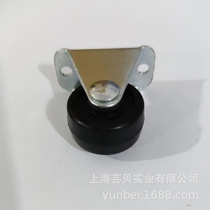 Furniture Caster Zinc Alloy Rubber <b>Wheel</b> Plate Mount Durable Minimalist Design - Product Image 3