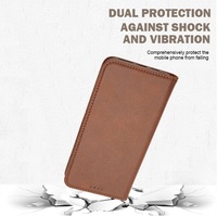 Étui de luxe en cuir à rabat magnétique pour iPhone 17 Pro Max, Air 16, 15, 14, 13, 12, 11 Pro Max, XS MAX, XR