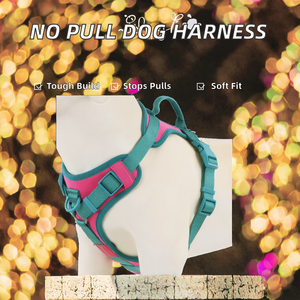 Nouveau Harnais pour Chien en Coton 100% Rembourré, Anti-Traction, Réglable, avec Laisse Avant, Détachable, pour Grande Taille, Facile à Contrôler en Extérieur - Product Image 2