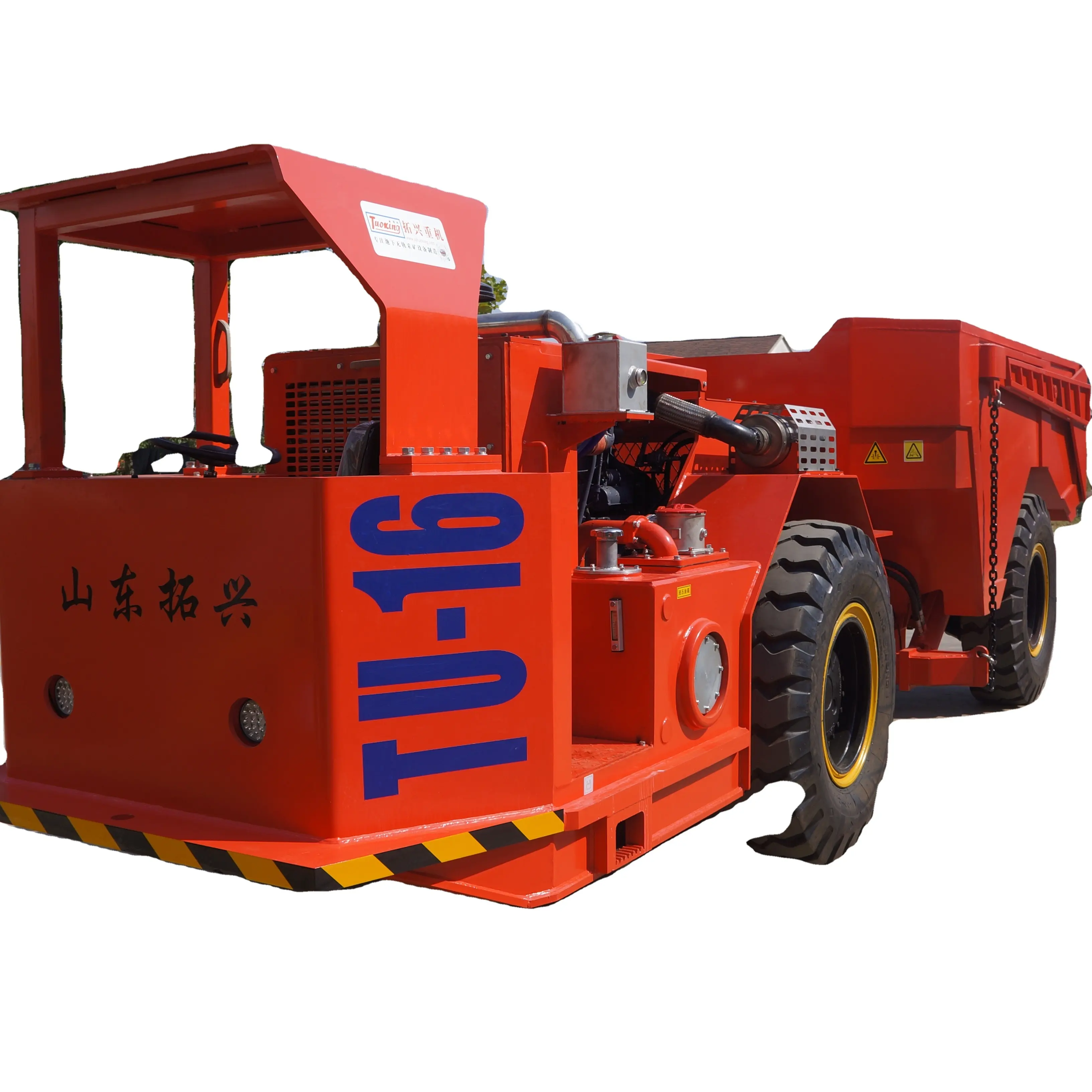 Mining Underground Dump Truck Shandong Tuoxing TU-16 Load Dump Haul Underground Miner Machine