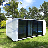 Chine Haute Qualité Préfabriqué Luxe 20 pieds Petite Maison Conteneur Bureau Capsule Salon à vendre