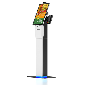 Kiosco de Pantalla Táctil para Montaje en Pared, Máquina de Consultas con Soporte de Pie, Kiosco de Pago Moderno con Escáner de Código de Barras - Product Image 6