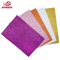 Foamiran de haute qualité, mousse EVA pailletée, feuille de mousse EVA colorée, feuille de mousse EVA de 2 mm, feuilles de caoutchouc EVA pour le marché nord-américain
