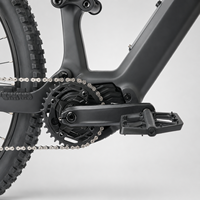 4LEAF Vélo de Montagne Électrique CEF69 en Carbone avec Moteur Bafang M560, Batterie 835Wh et Suspension Totale
