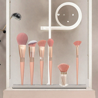Offre Spéciale : Lot de 12 Pinceaux de Maquillage Professionnels en Poils Synthétiques de Haute Qualité avec Pinceau Éventail pour Gloss et Crayon à Lèvres
