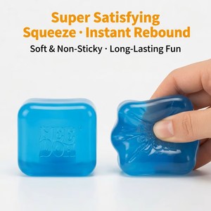 Jouet anti-stress en forme de glaçon à 4 couleurs, en caoutchouc avec rembourrage mochi, super rebondissant, doux, sensoriel, non toxique pour les enfants - Product Image 5