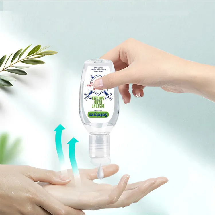 Antibacterial Moisturizing Disposable No Clean Alcohol Hand Wash Gel Hand Sanitizer Gel Antiseptic Hand Gel