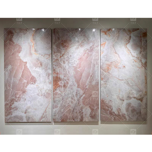 Dalles de carrelage grand format en onyx rose de luxe 900x1800, Guangdong Foshan, carreaux de porcelaine émaillée pour sol et mur - Product Image 2