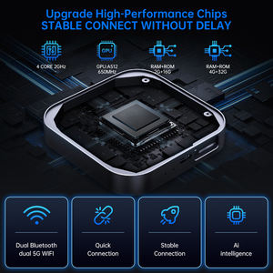 FUAllwin กล่องควบคุมการทำงานด้วยเสียงอัจฉริยะ, กล่องควบคุมการเล่น Ai การเชื่อมต่อแบบไร้สายกล่อง CarPlay Ai พร้อมการสตรีมวิดีโอ4K - Product Image 6