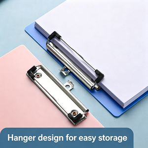 Vente en gros de porte-documents A4 en matériau PP, planche rigide, bloc-notes avec clip, planche d'enregistrement de réunion, clip pour <span class=keywords><strong>menu</strong></span> de <span class=keywords><strong>restaurant</strong></span>, dossier multifonction - Product Image 3