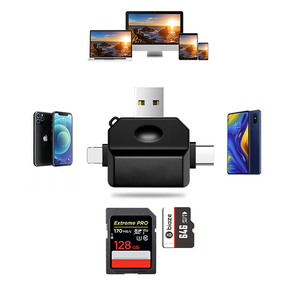 Lecteur de cartes 5-en-1, adaptateur USB 3.0 haute vitesse pour cartes <span class=keywords><strong>SD</strong></span>/TF, lecteur de cartes rapide pour ordinateur et mobile, adaptateur SDU - Product Image 3