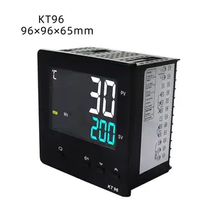 KT96 96*96 ממסר SSR הכפול פלט מרובה קלט LCD אינטליגנטי מח"ש תנור טמפרטורת בקר חיישן