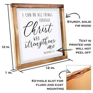 Puedo hacer todas las cosas a través <span class=keywords><strong>de</strong></span> <span class=keywords><strong>Cristo</strong></span>, pared <span class=keywords><strong>de</strong></span> salón, puerta, decoración colgante, carteles, letrero <span class=keywords><strong>de</strong></span> madera personalizado, placa <span class=keywords><strong>de</strong></span> barbacoa personalizada - Product Image 4