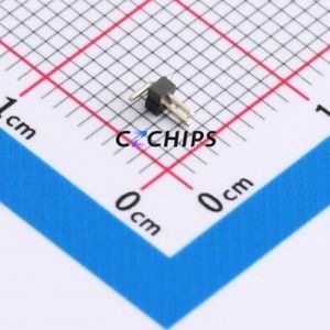 PZ1.0-UL2D-2A Pin Header SMD,P=1mm Connector ( Pin Structure: 1x2P )( Pitch: 1mm )( Round Pin / Square Pin: Pin Header ) - Product Image 1