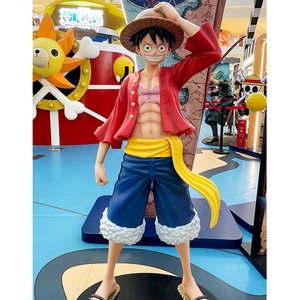 Figura <span class=keywords><strong>di</strong></span> Anime statua <span class=keywords><strong>di</strong></span> grandi dimensioni un pezzo Luffy in fibra <span class=keywords><strong>di</strong></span> vetro scultura in fibra <span class=keywords><strong>di</strong></span> vetro personaggio dei cartoni animati scultura - Product Image 3