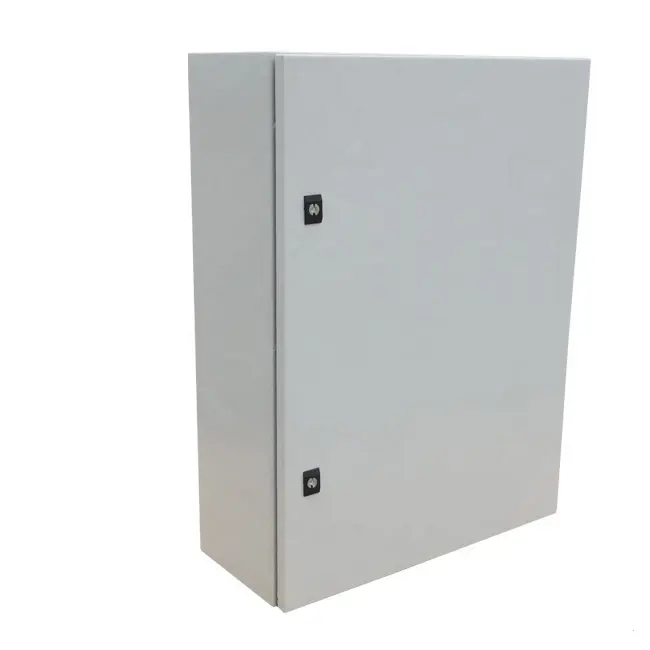 Ip66 caixa de distribuição de aço elétrico fixado na parede, gabinetes de metal montado, caixa de junção