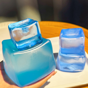 Juguete Antiestrés de Maltozina en Forma de Cubo de Hielo Gigante, de Ascenso Lento - Product Image 6