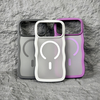 Coque magnétique givrée antichoc JOYPORODO B488 pour iPhone 18 17 16 15 14 13 12 Pro Max, tendance et antidérapante, compatible Samsung