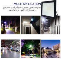 Reflector LED para Parques Temáticos, Impermeable IP65, Encendido/Apagado Automático al Anochecer/Amanecer, 10W-50W, CRI80, Ángulo de Haz de 120°, AC85-265V, Sensor de Movimiento, Certificado CE RoHS