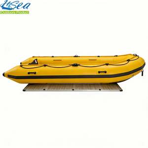 Hisea, fabricant professionnel en Chine, bateau pneumatique pour <span class=keywords><strong>4</strong></span> <span class=keywords><strong>personnes</strong></span>, 320 cm, 3 m, 11 pieds, avec lignes de sauvetage et anneaux en D pour la pêche - Product Image 1