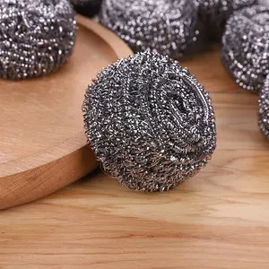 Nhà Bếp Lưới Kim Loại Bạc Scourer Thép Không Gỉ Scourer