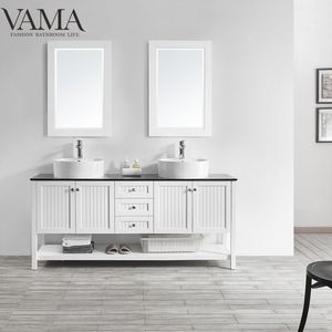 VAMA — meuble de salle de bain moderne et lavabo, origine américaine, double lavabo, hôtel haut de gamme, 72 pouces, 756072 - Product Image 1