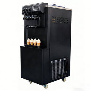 Máquina popular de helado suave con diseño de tres tolvas para grandes cadenas de restaurantes, hoteles, cafeterías, alto rendimiento. - Product Image 2