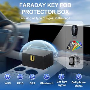 Caja Faraday, Bolsas Faraday para Llaves de Coche, Caja de Bloqueo de Señal, Protector de Llaves de Coche con Entrada sin Llave, Jaula de Protección Antirrobo - Product Image 4