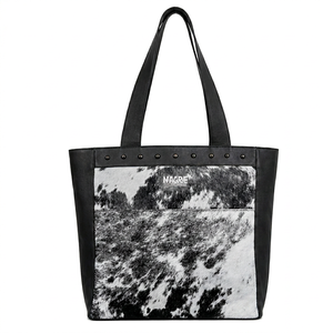 Sac fourre-tout en cuir Hairon de qualité supérieure pour femmes, grande capacité, sac à main en cuir de vachette, sac de voyage à bandoulière tendance - Product Image 1
