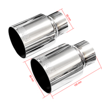Silencieux d'échappement SS avec embouts pour E90 E92 E93 335i 335is N54 N55 07-13