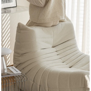 Canapé de sol multifonctionnel ergonomique intégré, en tissu chenille doux pour la peau, entièrement rembourré en mousse, fauteuil inclinable <span class=keywords><strong>Togo</strong></span> - Product Image 4