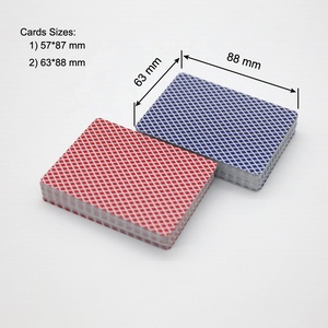 Wholesale Factory Price Stock Poker Card Supplier Waterproof PVC Custom <strong>Entertainment</strong> Playing Cards TEXAS Plastic Jazc Kinq - Product Image 2