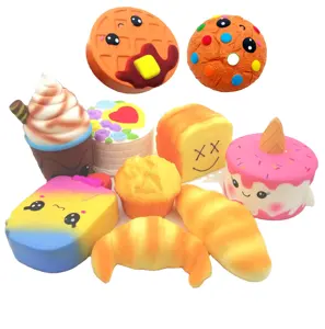 Custom Squishy Food Slow Rising Jumbo Cookie Cake Stress Reliever Cookie Cake Bread Stress Ball