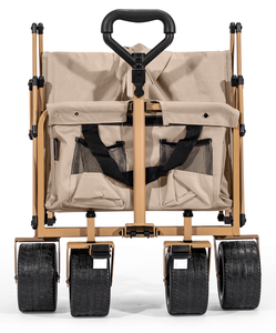 Chariot de plage robuste et personnalisé, plateforme à quatre roues, <span class=keywords><strong>construction</strong></span> en acier au carbone, chariot utilitaire polyvalent pour le camping et les pique-niques - Product Image 5