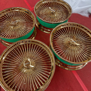 ล้อแม็กซ์ LENZIO BRAND 5x114.3 ลายซี่ลวด สีทอง ขนาด 24 นิ้ว - Product Image 3