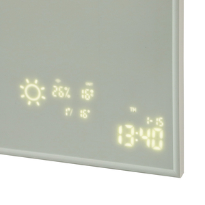 Stufa Elettrica a Infrarossi Premium: <span class=keywords><strong>Riscaldamento</strong></span> Istantaneo + Display in Tempo Reale <span class=keywords><strong>per</strong></span> Meteo e <span class=keywords><strong>Orologio</strong></span> - Product Image 5