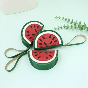 RTS Cute <b>Dog</b> Poop Storage <b>Pouch</b> Watermelon Shaped Waste Bag Dispenser with Wristband Essentials for <b>Dog</b> Walking - Product Image 4