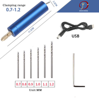 5 pièces ensemble électrique USB Mini perceuse au Lithium vitesse Variable bricolage outils industriels alimenté par batterie personnalisable OEM 1 an de garantie
