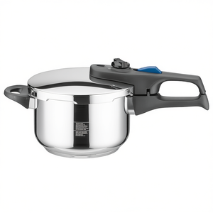 Olla a presión Elo Praktika Plus Xs 2.7L de acero inoxidable con tapa y asa para una cocción rápida - Product Image 2