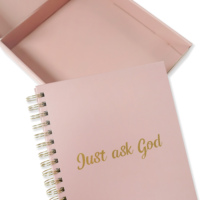 Carnet de Prières Personnalisé : Journal de Manifestation, Inspiration, Foi, Soins Personnels, Motivation et Réflexion – Format Spirale